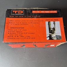 Pipe Notcher Steel Frame Tubing Notcher, 0-60 Adj. for 1/2" to 2" Pipes PN-1/2S  