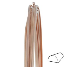 WireJewelry 22 Gauge Half Round Hard 14/20 Rose Gold Filled 22