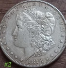 Morgan 1878 San Francisco Silver $1 Dollar Coin Circulated.   S over?  ERROR