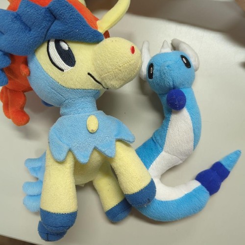 Pokemon Plush lot Banpresto Squirtle Mew Litten Dragonair - Picture 2 of 9