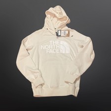 The North Face Womens Cream Logo Hoodie Sweatshirt NWT sz S cozy comfy casual