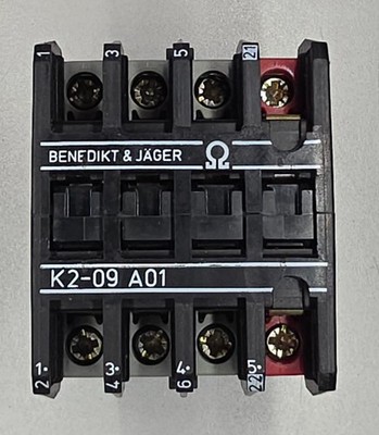 Benedikt & Jager K2-09 A01 A.C. Contactor New Old Stock in Box NOS NIB