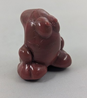 GOGO'S Vintage Solid REDDISH BROWN EGGY CRAZY BONES Classic Original 1996 1''