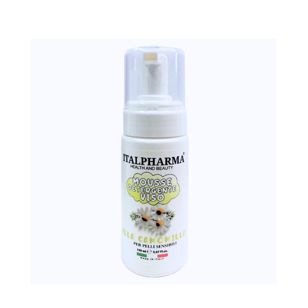 ITALPHARMA Mousse detergente viso alla Camomilla per pelli sensibili 150ml