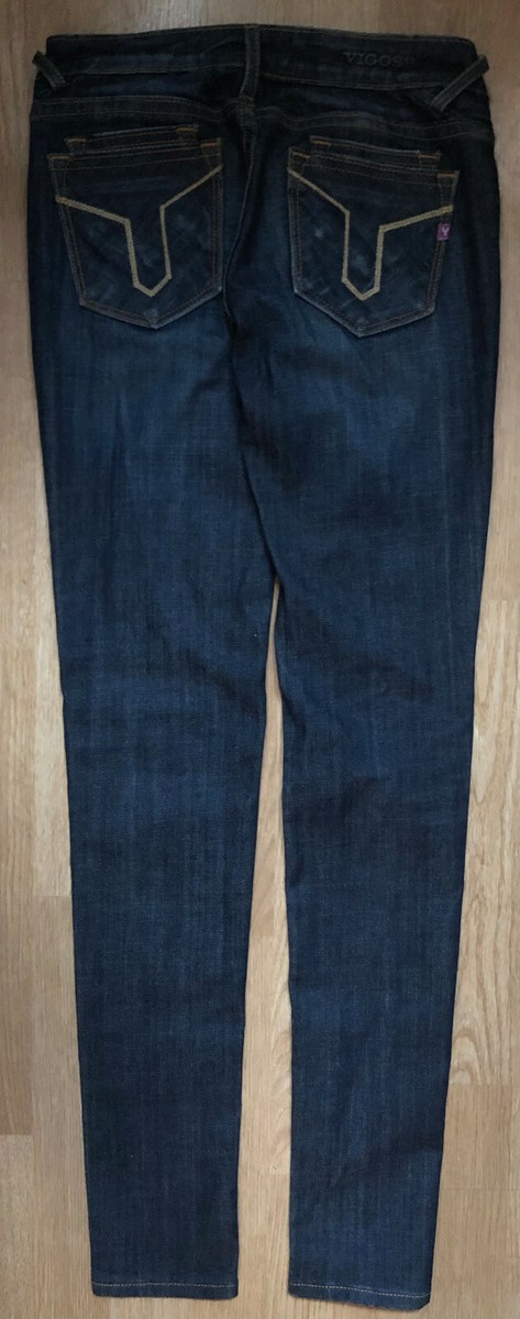 Jeans Femme Vigoss Dublin Super Skinny - Taille W25 L31, Délavage Moyen, Occasion Très Bon état