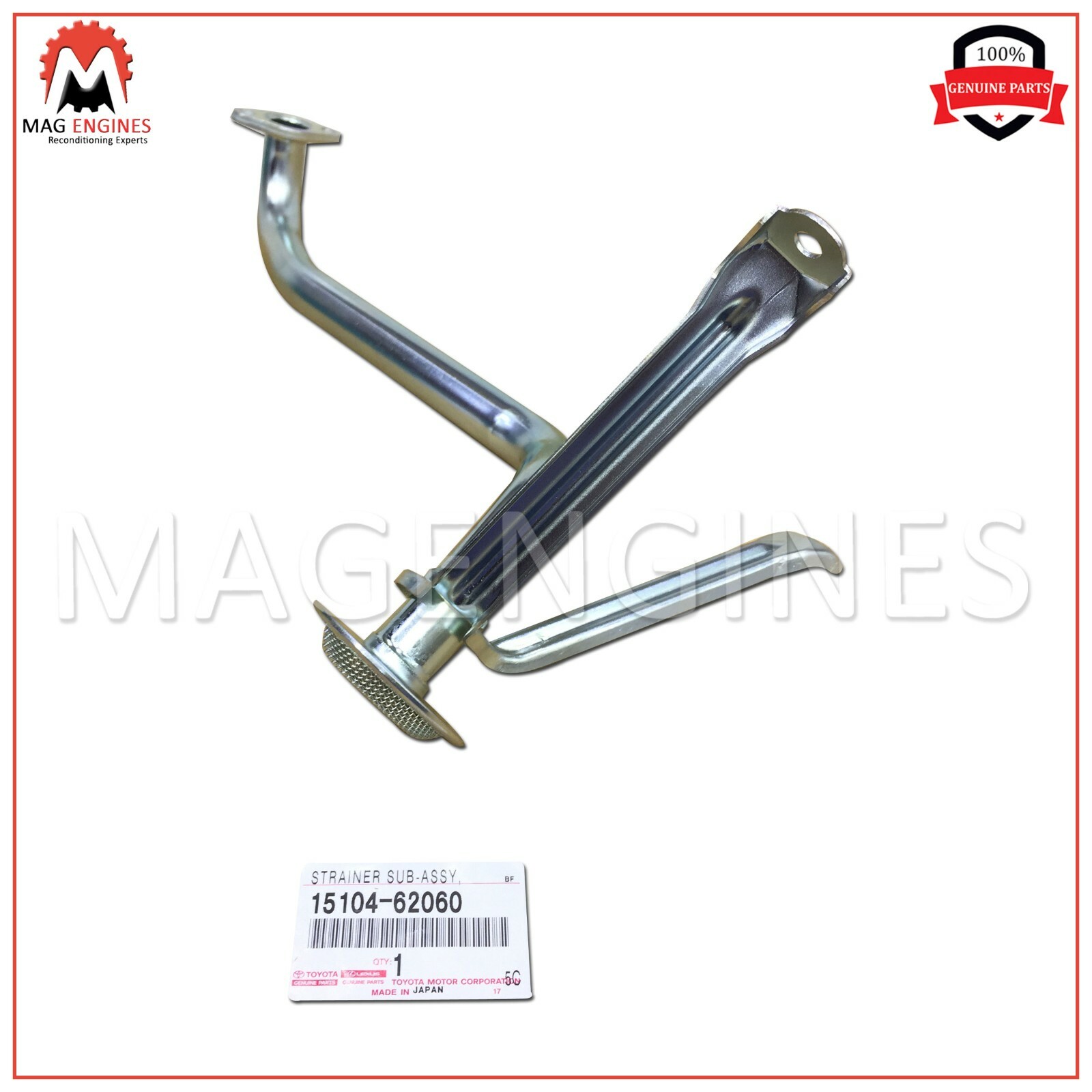 1510462060 GENUINE OEM STRAINER SUBASSY, OIL For T100 VCK11L 5VZFE 3