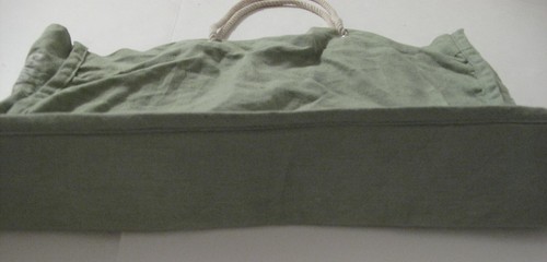 Avon Liiv Botanicals Green Linen Shopping Tote Bag, Discontinued - Picture 3 of 5