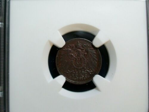 1895 F Germany One Pfennig NGC UNCIRCULATED 1P COIN PRICED TO SELL! - Picture 2 of 4