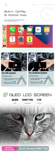 10.88" Car Stereo For Citroen C3 DS3 C5 2009-2017 Android 14 GPS Radio Carplay - Picture 7 of 17