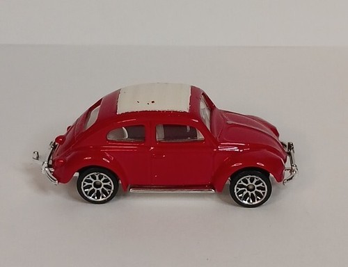Matchbox Volkswagon '62 Beetle Diecast VW 1:58 Mattel Vintage Red Thailand - Bild 4 von 9