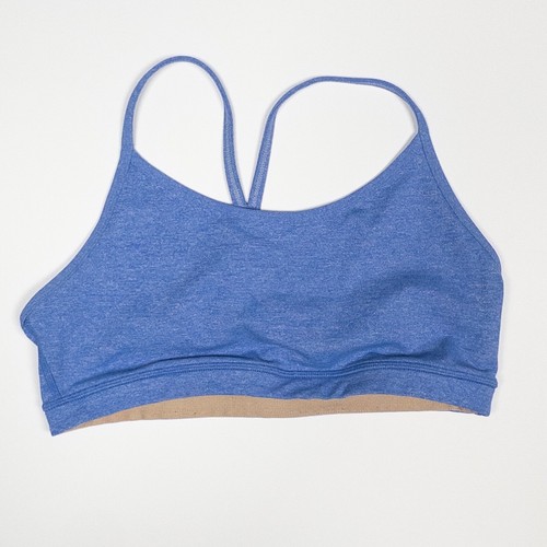 Lululemon Sports Bra Light Support Yoga Fitness Blue Size 8