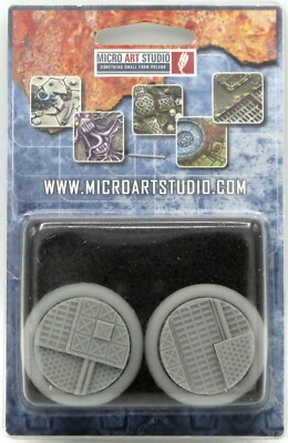 Micro Art Studio B00942 Tech Bases WRound 40mm [Random] (2) Round Lip Factory