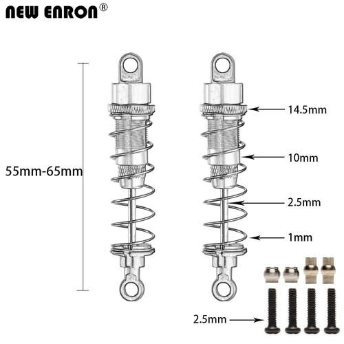 65mm 88mm OIL Shock Absorber For RC 1:12 F/R Wltoys 12428 12407 12423 12429 FY03 - Picture 11 of 42