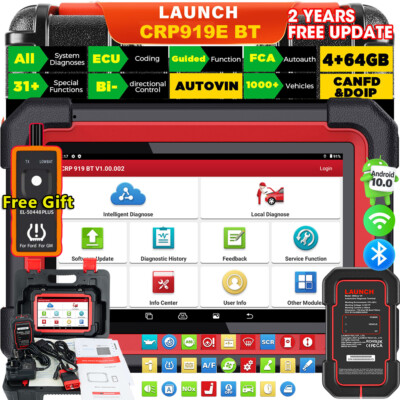 LAUNCH X431 CRP919E BT PRO Bidirectional Scanner Car Diagnostic Tool ECU Coding
