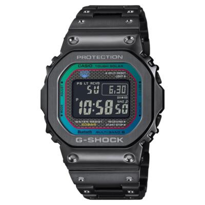 CASIO G-SHOCK GMW-B5000BPC-1JF Black Metal Rainbow Digital Bluetooth Men's Watch