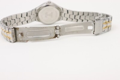 Womens 25mm Elgin Silver Gold Two Tone Diamond & MOP Dial  display picture 1