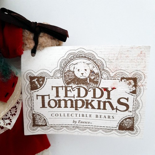NWT Bundle 2 Teddy Tompkins Collectible Bears c.1997, Mr. & Mrs. Claus Christmas - Picture 7 of 7