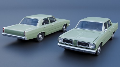 1968 Plymouth Valiant 4 Door Model Kit - 1/24 - 3D Printed - Picture 2 of 12