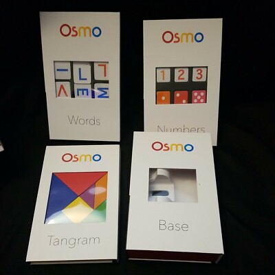 OSMO GENIUS Starter KIT   FOR IPAD: BASE, WORDS, TANGRAM, & NUMBERS 