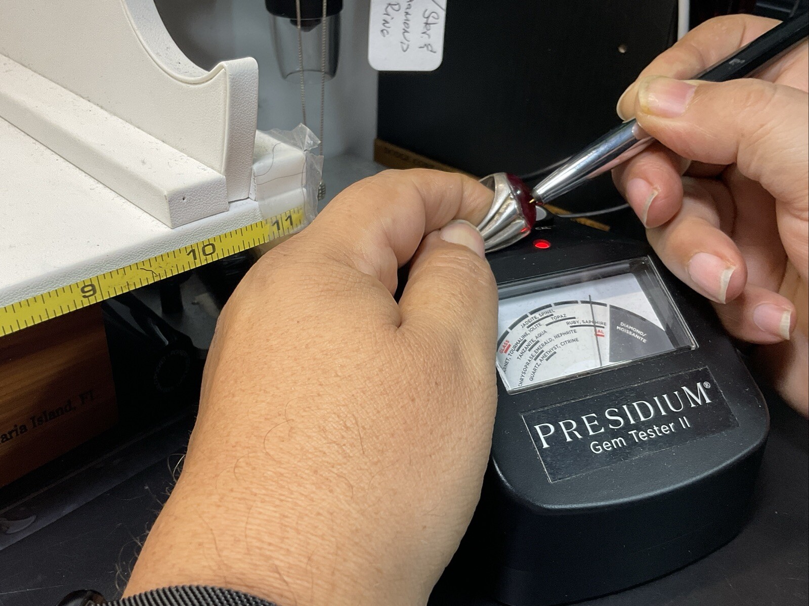 Ruby Ring Big Oval Ruby Stone Ring 925 Silver Yaq… - image 10