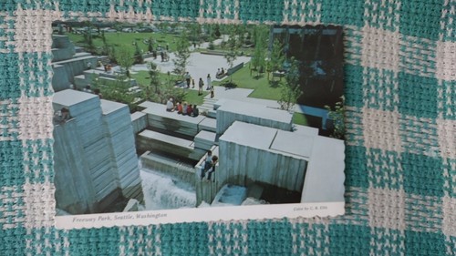 BEAUTIFUL POST CARD FREEWAY PARK SEATTLE WASHINGTON ( PACIFIC NORTHWEST ). - Picture 10 of 12