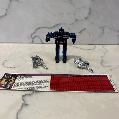 Frenzy Cassette SILVER 100% Complete 1984 Vintage Hasbro G1 Transformers READ