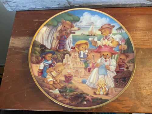 Teddybär Beach Party Sammelteller Franklin Mint Carol Lawson Limited Ed. - Bild 2 von 6