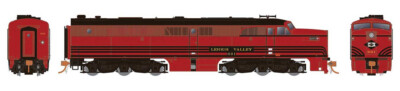 Rapido HO ALCO PA1 Lehigh Valley LV #610 DC