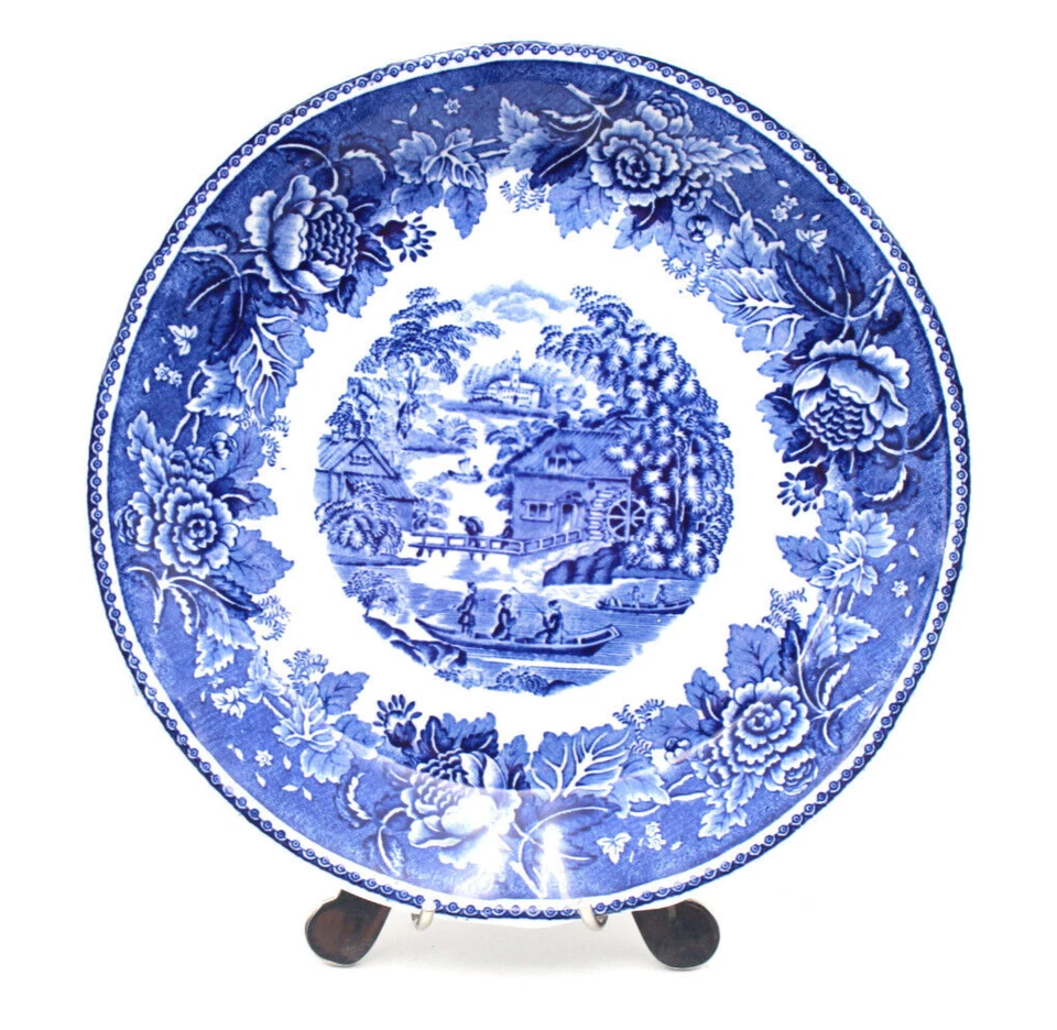 Arabia Finnland Teller 25cm Landschaft blau Maisema Dsgn Reinhard Richter