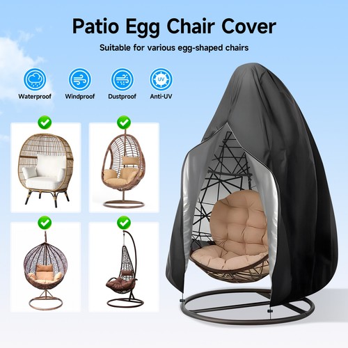 Abdeckhaube Schutzhülle Hängesessel Regenschutz Abdeckung Haube Schutzhaube - Bild 2 von 12