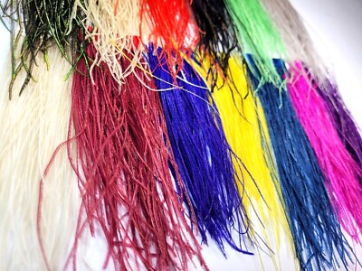 STRUNG PEACOCK HERL - NATURAL Fly Tying Feathers - 4-8 Inch - 16 COLORS - NEW!