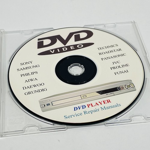 DVD Player Service Repair Manuals DVD for Sony, Aiwa, Jvc, Funai, Proline etc - Imagen 2 de 4