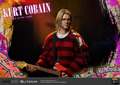 Blitzway Kurt Cobain 1/6 Action Figure - BZW47967 Custom