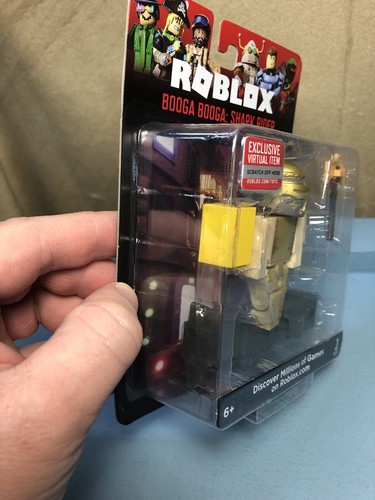Roblox 2019 Booga Booga: Shark Rider figura central de 3 pulgadas con código y lista de verificación ¡Nuevo! - Imagen 2 de 4