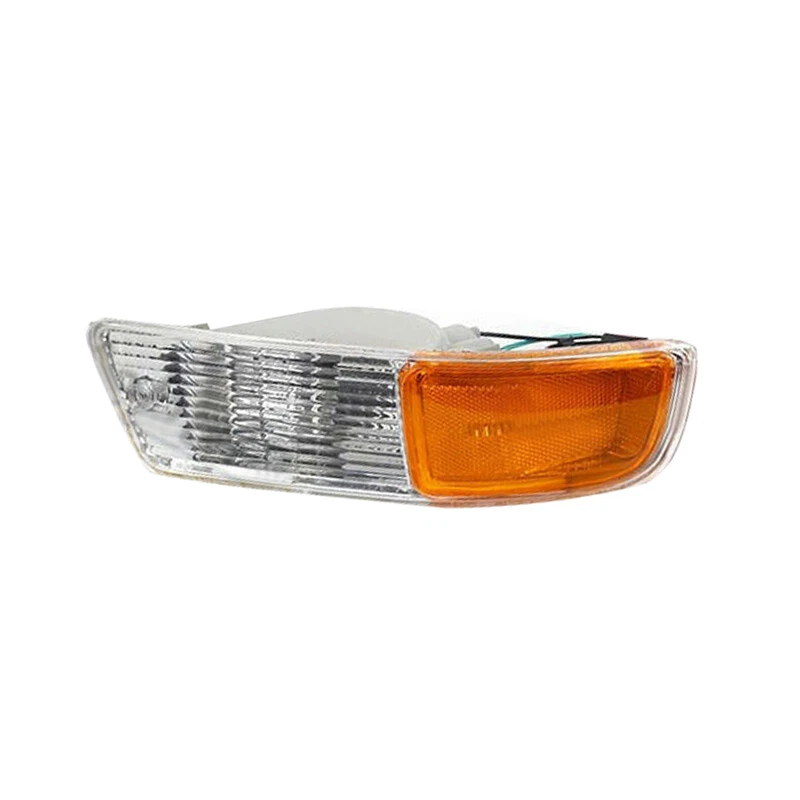 Left Front Bumper Driving Fog Light Lamp with Harness for Toyota RAV4 1998-2000 - Yellow Housing