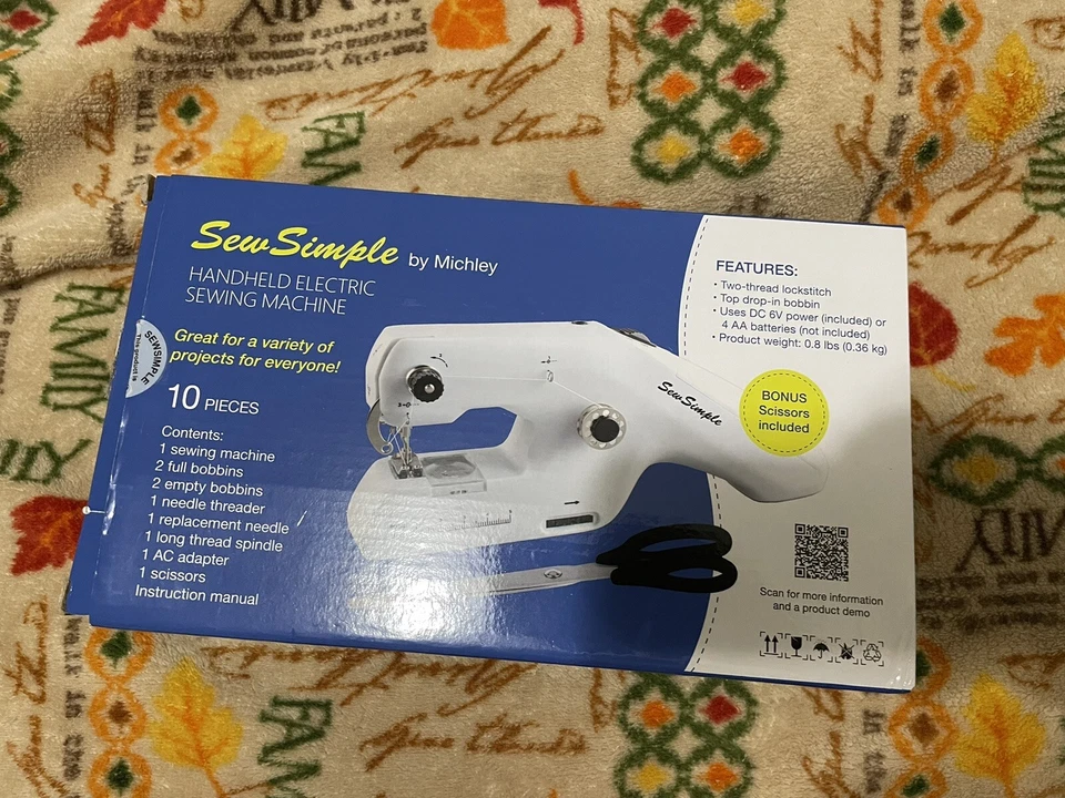 Sew Simple By Michley, Handheld Electric Sewing Machine - Image 2 of 2