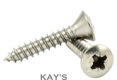POZI COUNTERSUNK SELF TAPPING SCREWS A2 STAINLESS STEEL TAPPERS No.6,8,10,12,