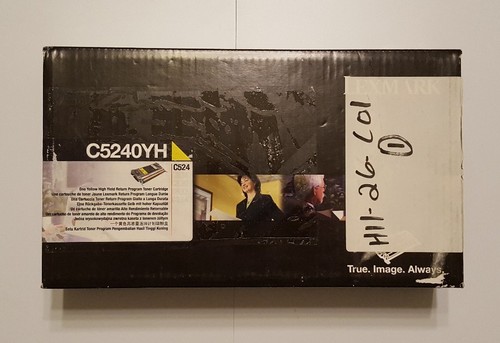 Lexmark C5240YH Tonerkassette Gelb C5240H Original Neu - Bild 1 von 4