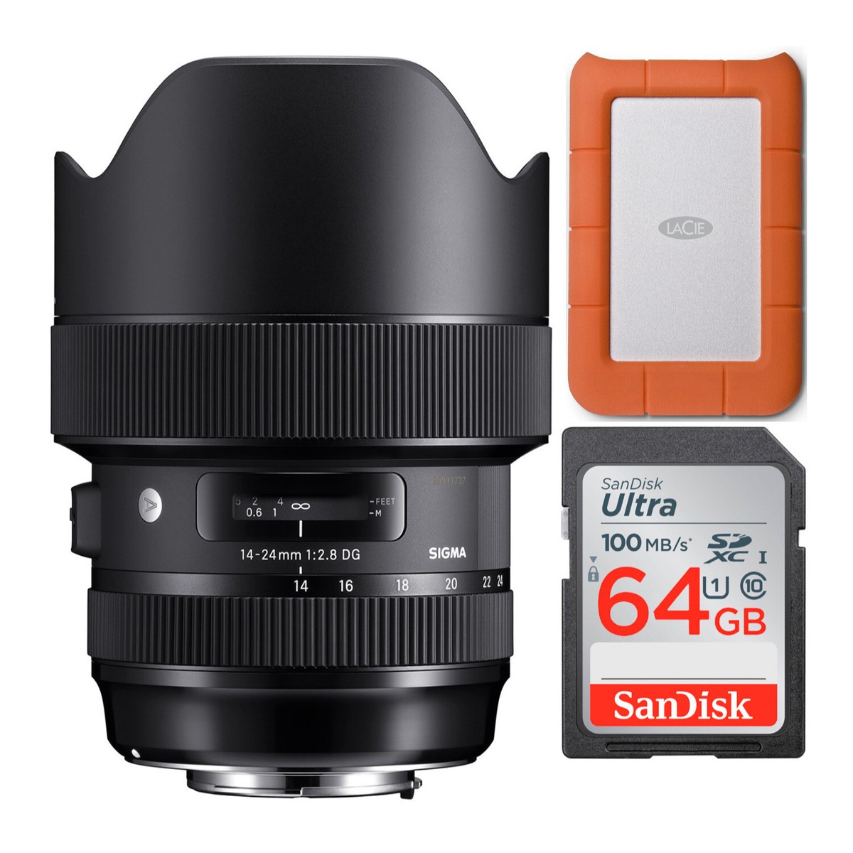 Sigma 14-24mm F2.8 DG HSM Art Lens for Canon Hard Drive
