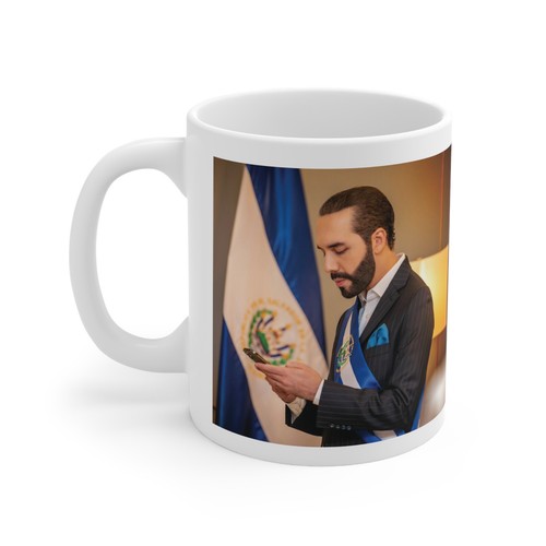 Nayib bukele coffee mug 12oz El Salvador president - Picture 3 of 5