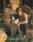 Photo Original 8X10 Of Kevin Von Erich Wrestler W/ St. Bernard Dog Bo Very Rare