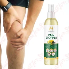 Pain Stopper Spray Body Oil Joint Muscle & Body Pain Relief & Remedy Spray