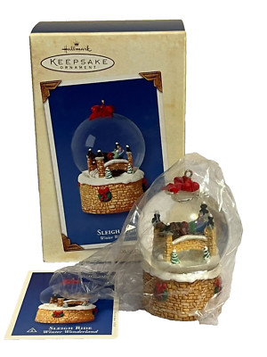 2003 Hallmark Keepsake Ornament  Sleigh Ride  2nd in Winter Wonderland Series