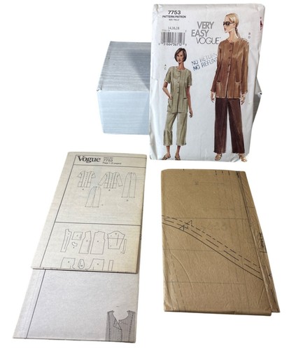 Vogue 7753 Misses Petite Tunic & Pants Pattern Sizes 14-18 - Picture 2 of 10
