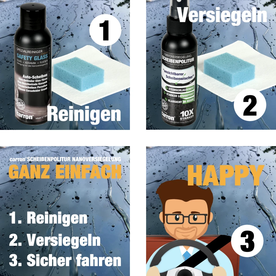 Car Window Polish Real Nano Sealant Lotus Effect Permanent From "Car Image" - Image 3 of 4