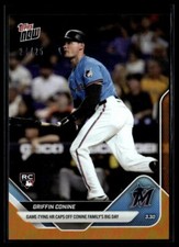 2025 Topps Now 23 Griffin Conine Miami Marlins RC Game-Tying HR Orange 24/25