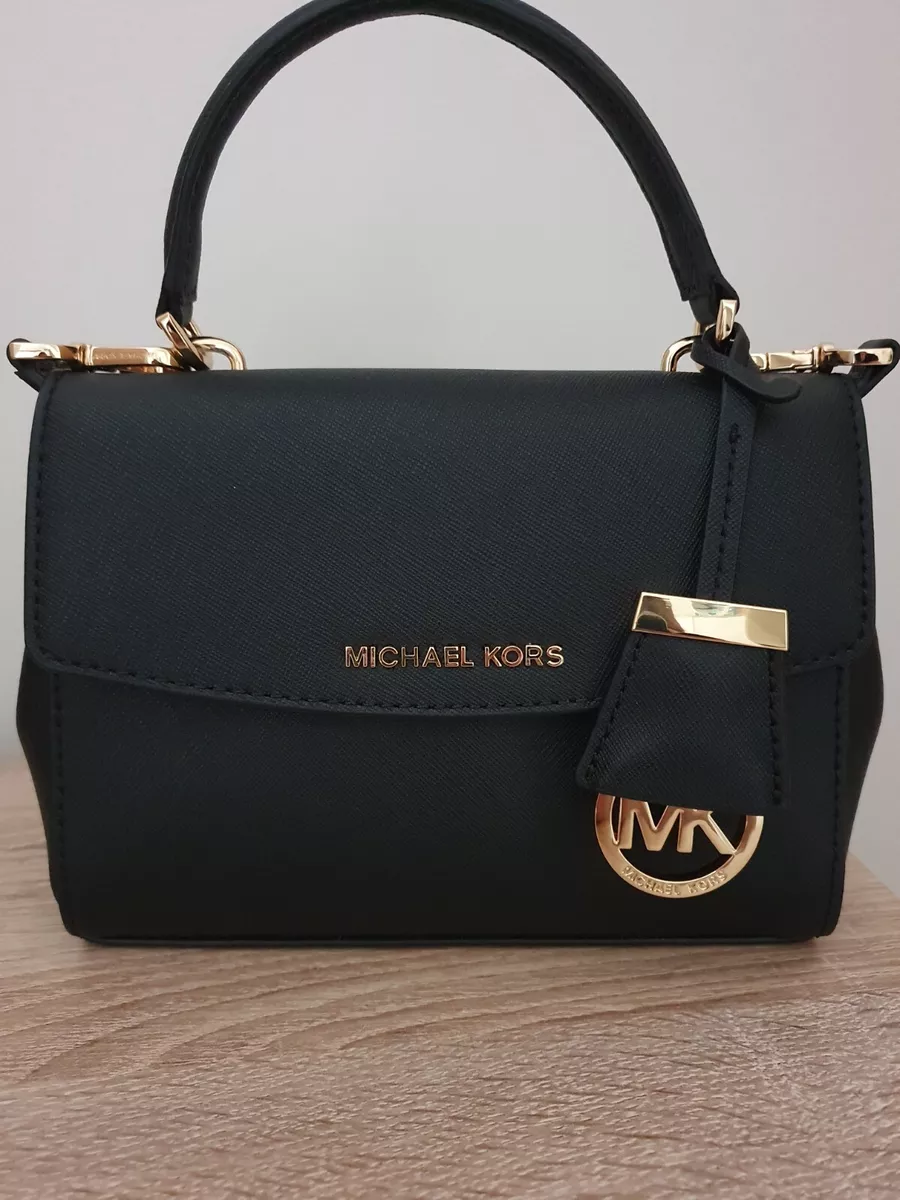 Michael kors ava extra small black deals