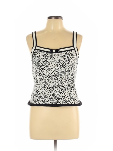 Sigrid Olsen Women Black Sleeveless Top 