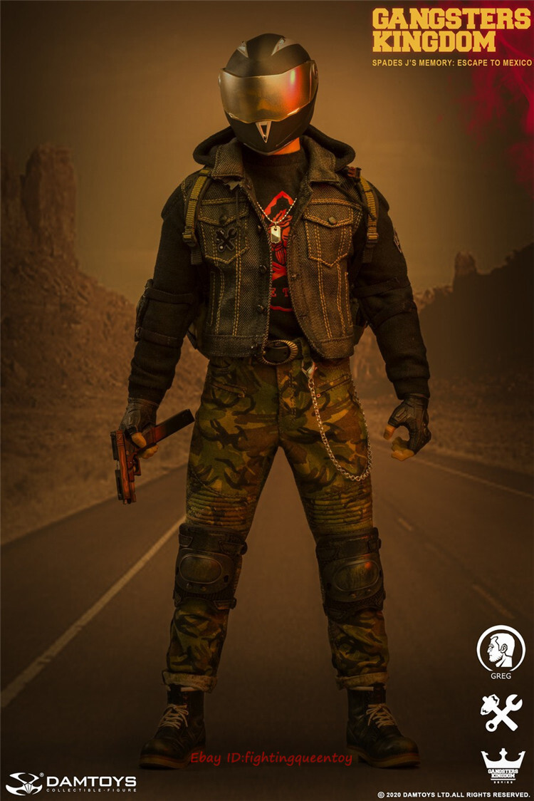 DAMTOYS GK003MK Gangsters Kingdom - Spades J's Memory Greg 1/6
