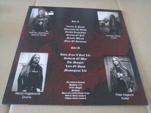 SUICIDAL WINDS -VICTIMS IN BLOOD- HARD TO FIND PRESS LP VINYL 2001 EXODUS BLACK - Picture 2 of 4
